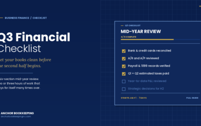 Q3 Financial Checklist: Mid-Year Bookkeeping Review (2026)