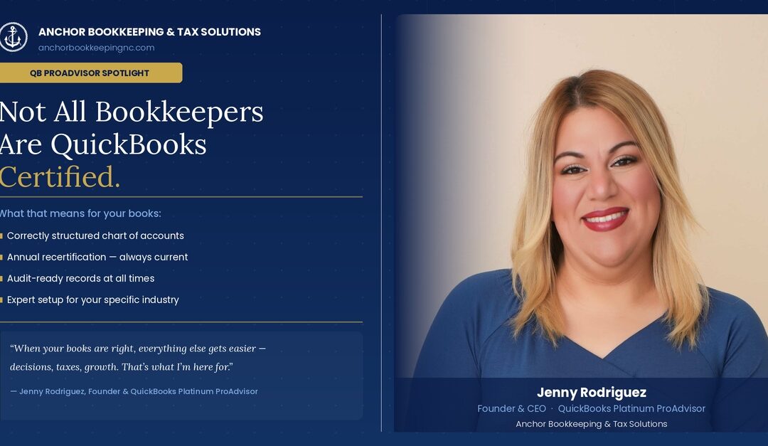Not All Bookkeepers Are QuickBooks Certified — Why It Matters for Your Business